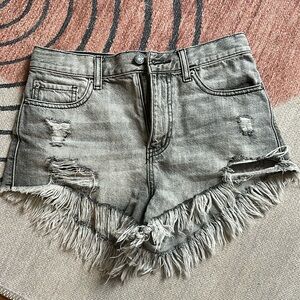BDG Urban Outfitters High Rise Cheeky Denim Shorts